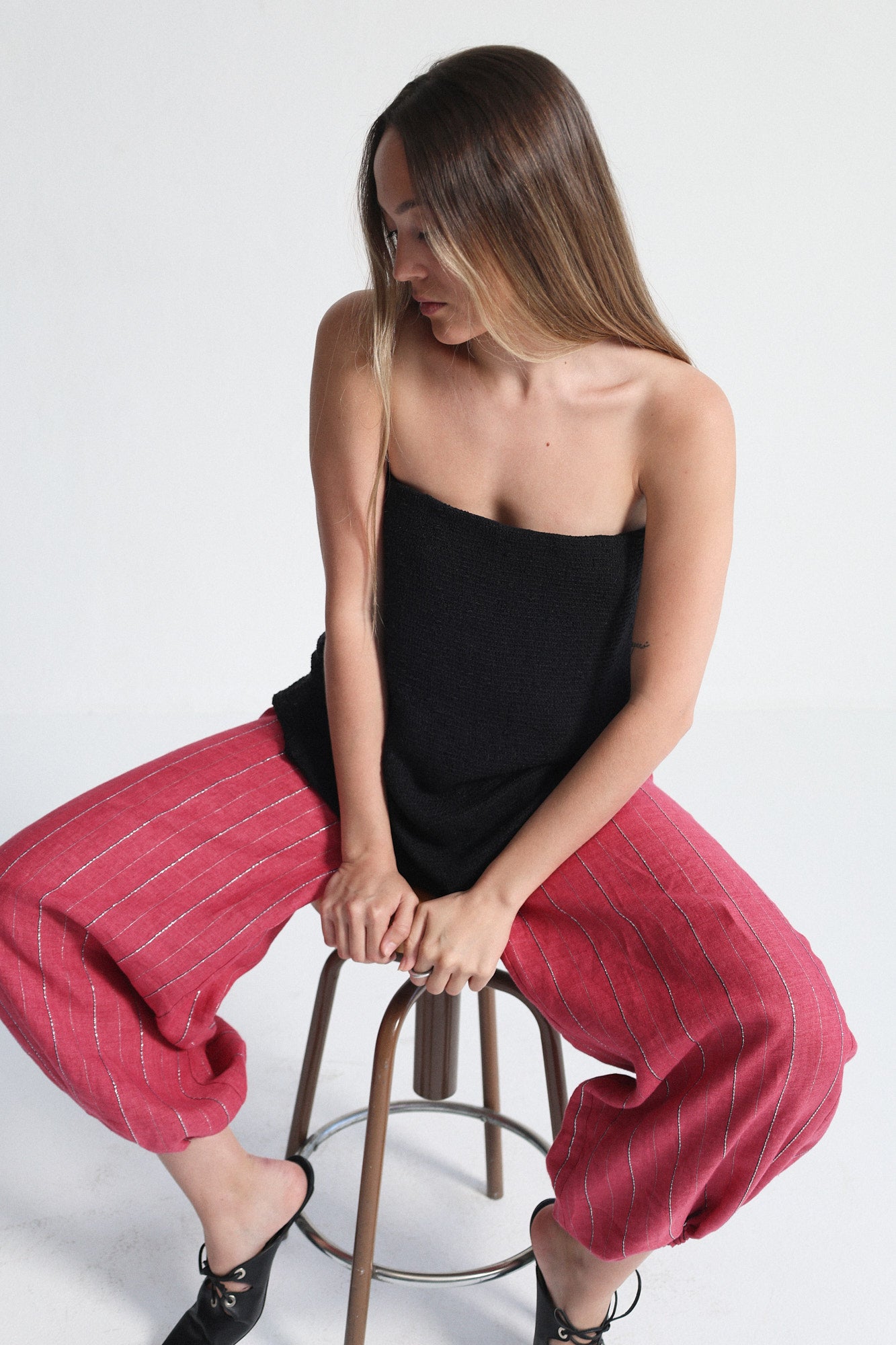 Pantalón Nina Rayas Rosa