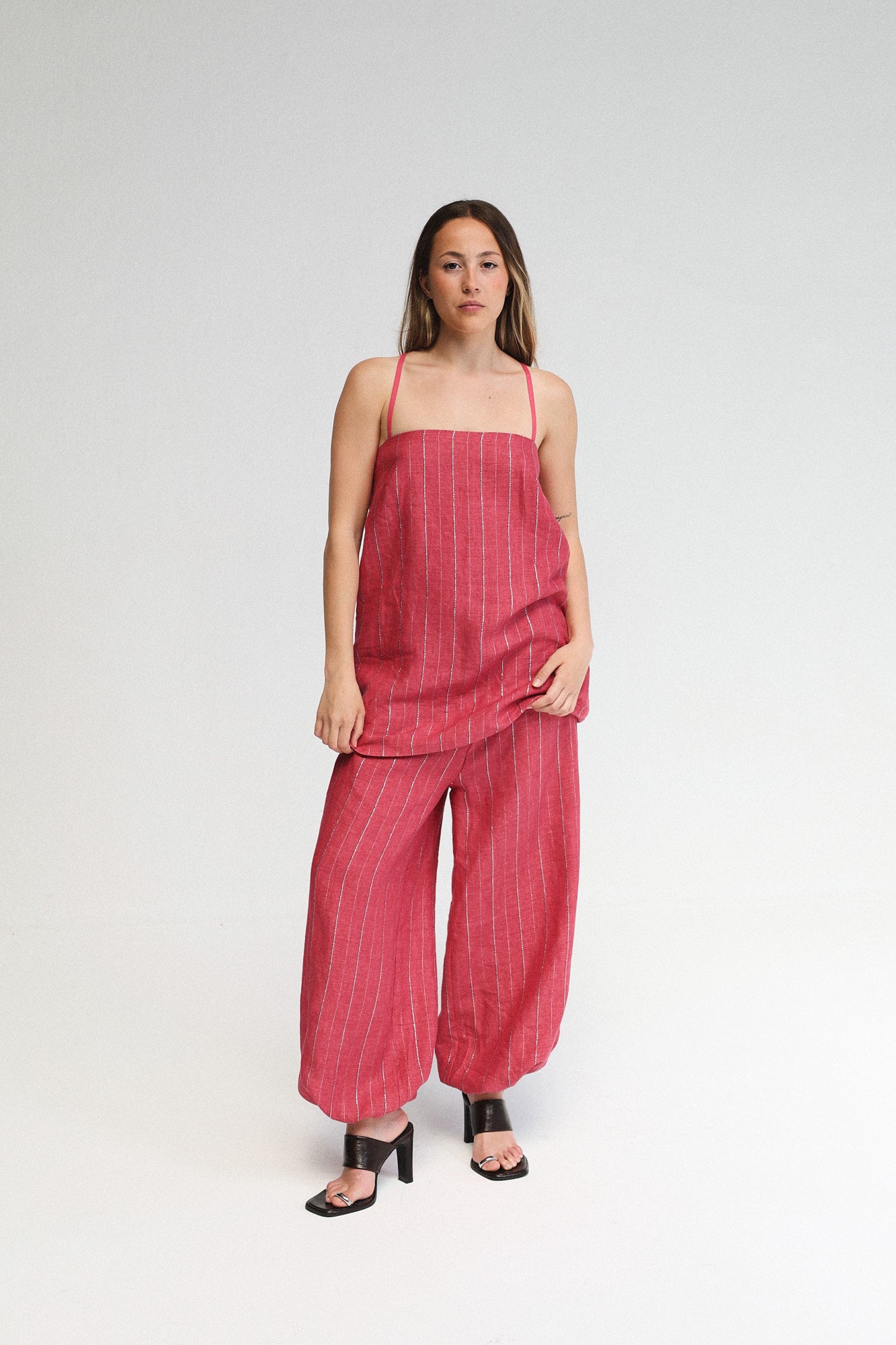 Pantalón Nina Rayas Rosa