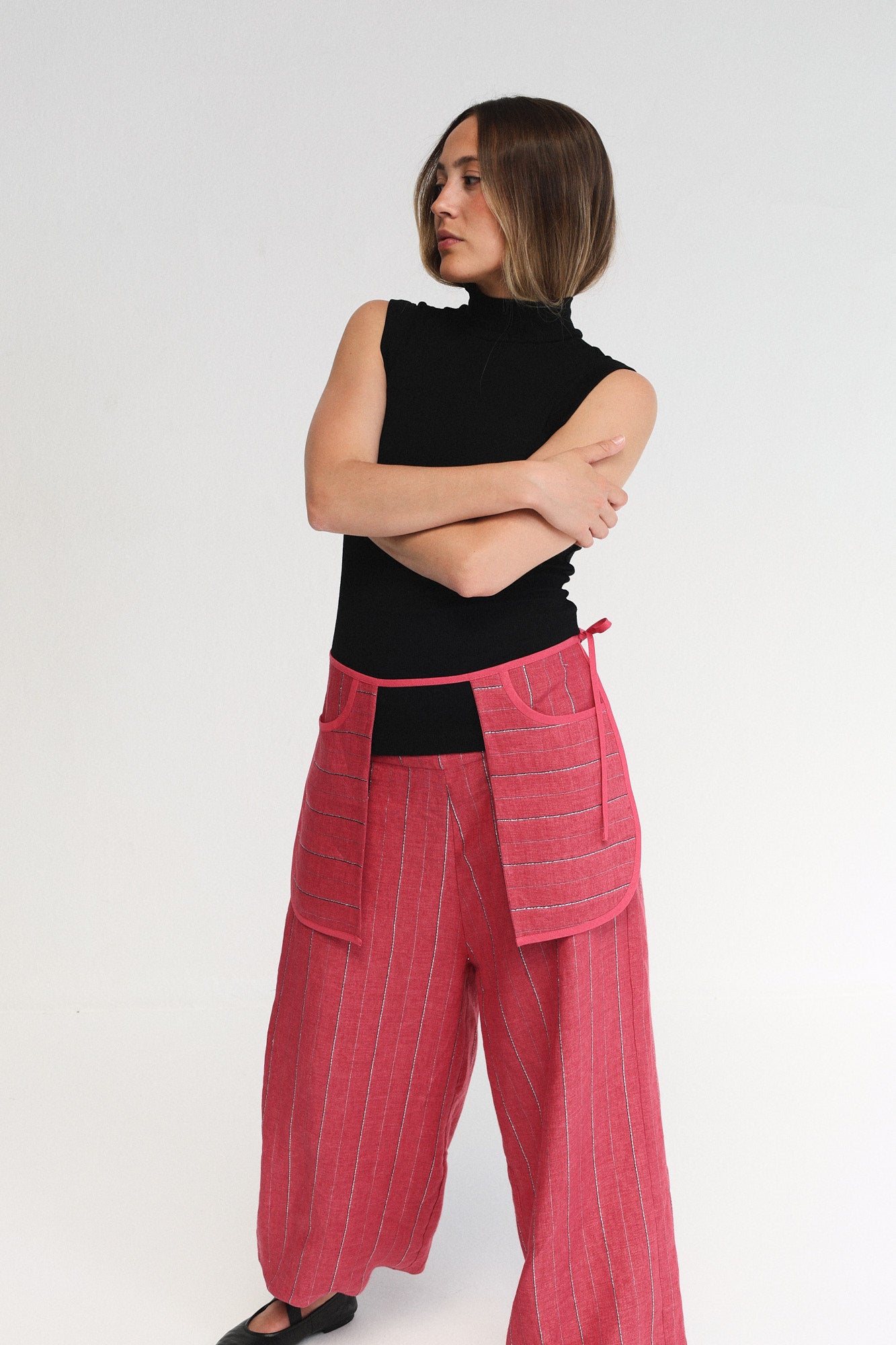 Pantalón Nina Rayas Rosa