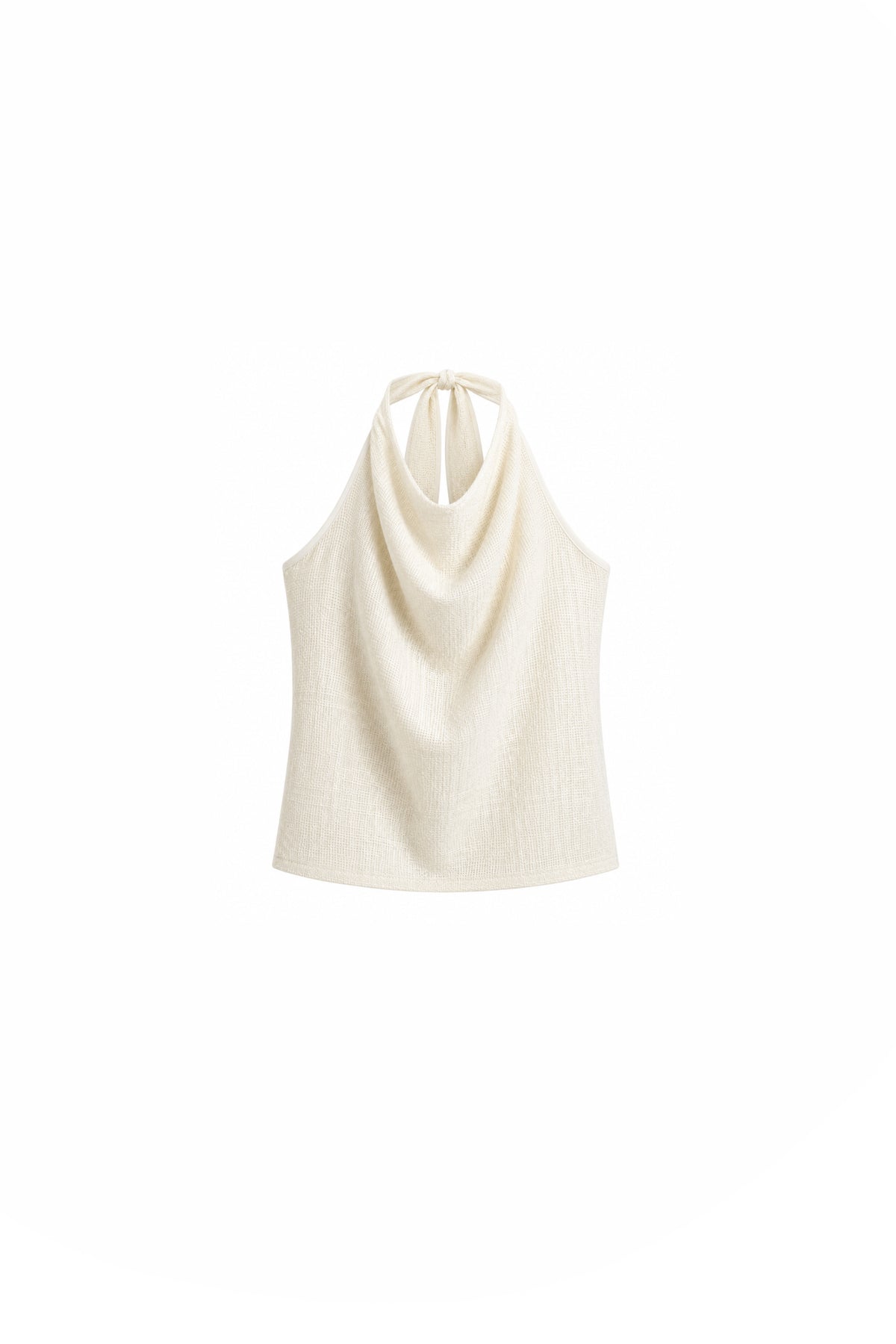 Top Ada Tweed Blanco