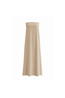 Vestido Bardot Tostado