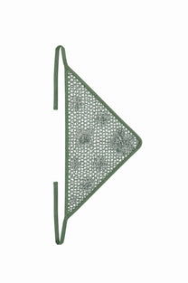 Lia Green Crochet Scarf
